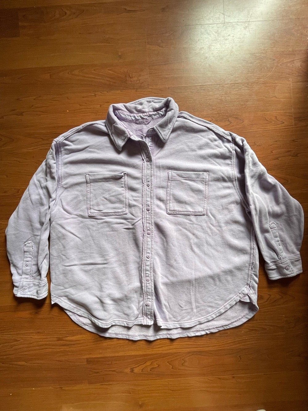 Light purple lumberjane button up